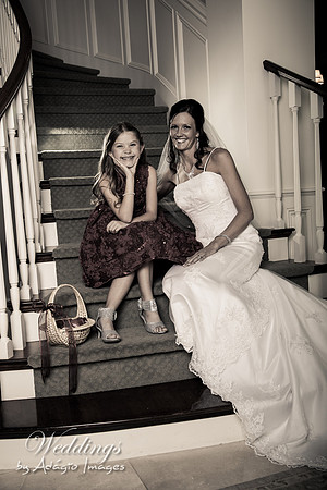 Crystal & Sam - Bride & Flowergirl