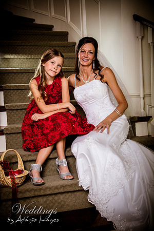 Crystal & Sam - Bride & Flowergirl
