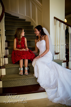 Crystal & Sam - Bride & Flowergirl