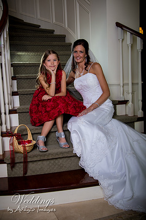 Crystal & Sam - Bride & Flowergirl