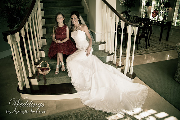 Crystal & Sam - Bride & Flowergirl
