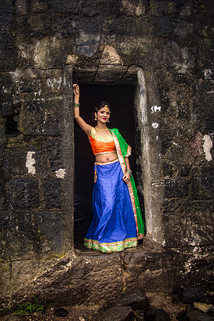 Priyanka at Sinhagad Fort