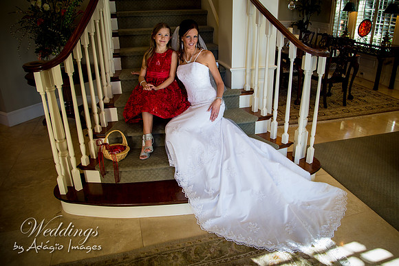 Crystal & Sam - Bride & Flowergirl