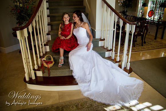 Crystal & Sam - Bride & Flowergirl