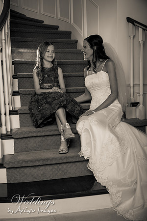 Crystal & Sam - Bride & Flowergirl
