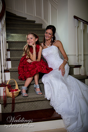 Crystal & Sam - Bride & Flowergirl