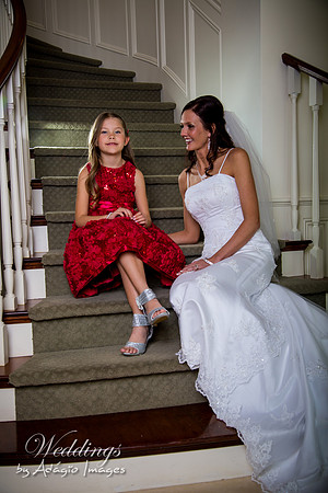 Crystal & Sam - Bride & Flowergirl