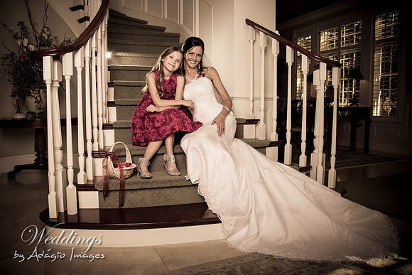 Crystal & Sam - Bride & Flowergirl