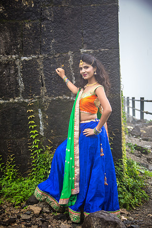 Priyanka at Sinhagad Fort