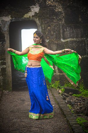Priyanka at Sinhagad Fort