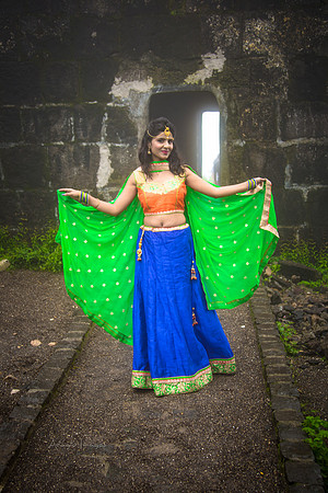 Priyanka at Sinhagad Fort