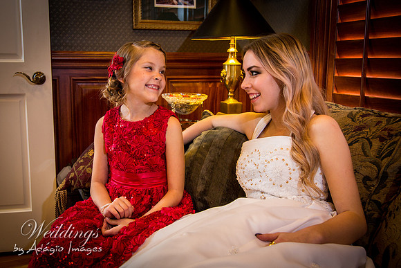 Anastasia & Sam - Bride & Flowergirl
