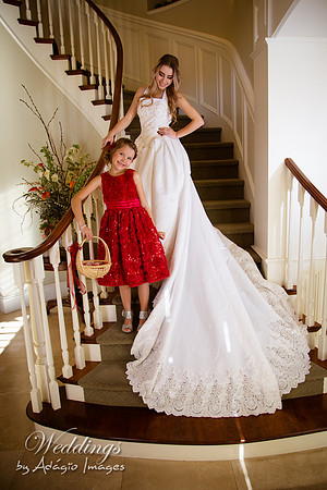 Anastasia & Sam - Bride & Flowergirl