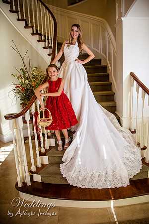 Anastasia & Sam - Bride & Flowergirl