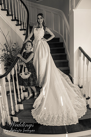 Anastasia & Sam - Bride & Flowergirl