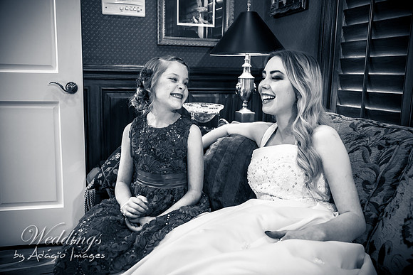 Anastasia & Sam - Bride & Flowergirl