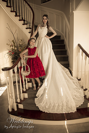 Anastasia & Sam - Bride & Flowergirl