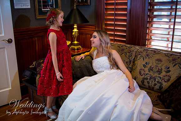 Anastasia & Sam - Bride & Flowergirl