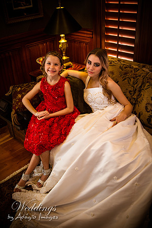 Anastasia & Sam - Bride & Flowergirl