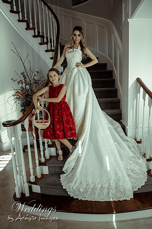 Anastasia & Sam - Bride & Flowergirl