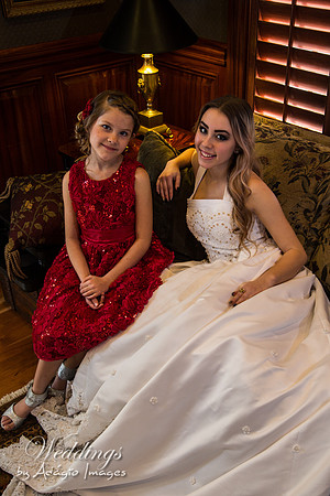 Anastasia & Sam - Bride & Flowergirl