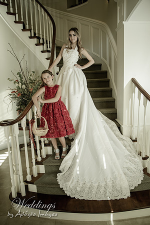 Anastasia & Sam - Bride & Flowergirl