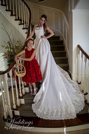 Anastasia & Sam - Bride & Flowergirl