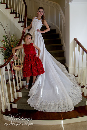 Anastasia & Sam - Bride & Flowergirl