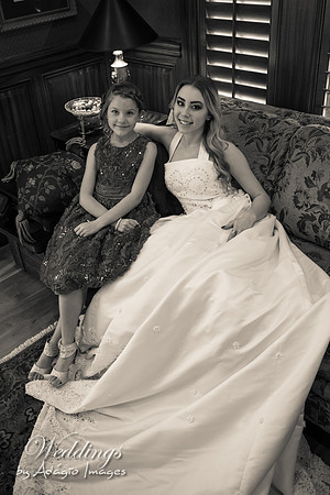 Anastasia & Sam - Bride & Flowergirl