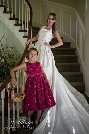 Anastasia & Sam - Bride & Flowergirl