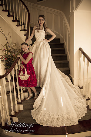Anastasia & Sam - Bride & Flowergirl