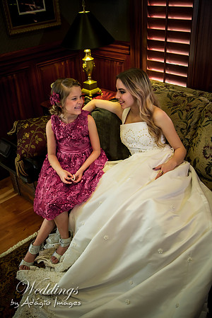 Anastasia & Sam - Bride & Flowergirl